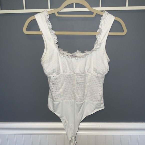 Princess Polly Tops - Eyelet Bodysuit